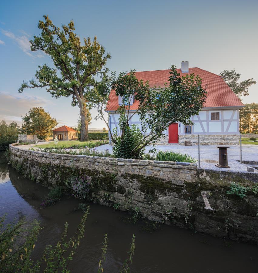 Hotel Dorfmuehle Lehrberg エクステリア 写真